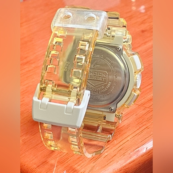 G-Shock Skeleton Analog/Digital clear yellow GA-400SK-1A9 - Picture 6 of 8